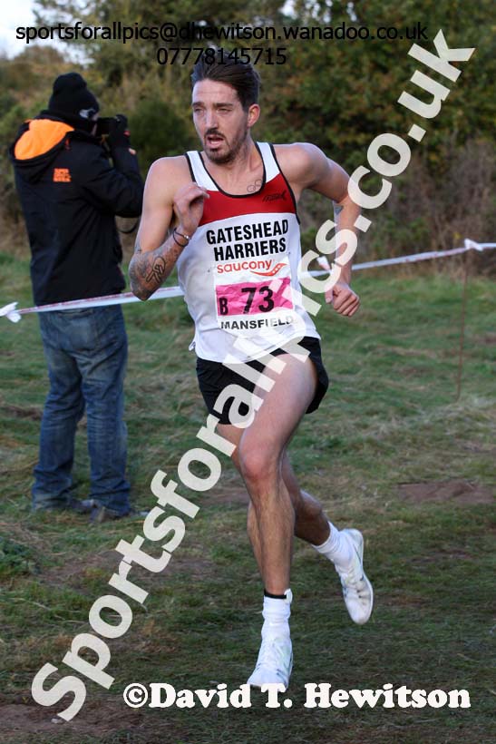 Senior men, 2016 National Cross Country Relays, Berry Hill Park, Mansfield. Photo: David T. Hewitson/Sports for All Pics